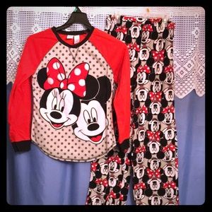Brand New & Never Worn Disney Winter PJ Set